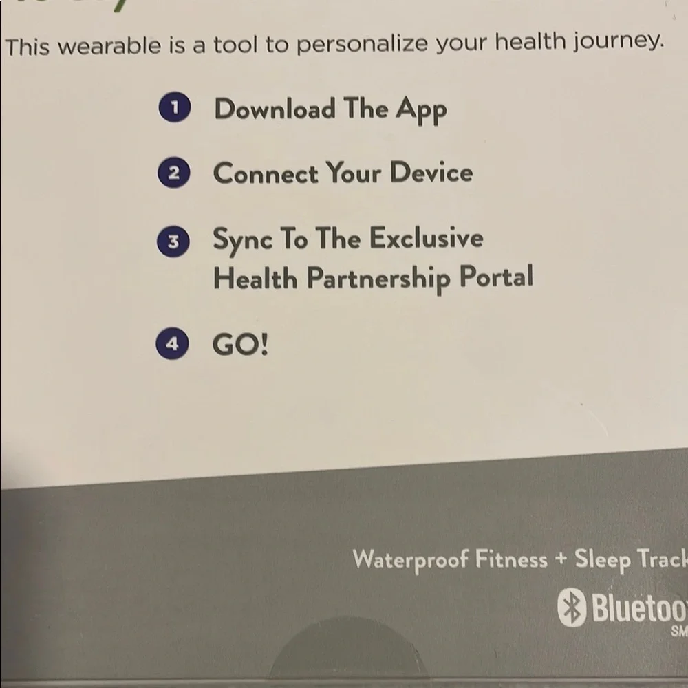 Black Fitness Tracker with Sleep Tracker